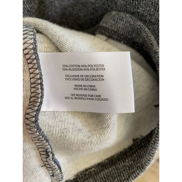 Gap Mens Gray Half-Zip Sweater Large Lightweight Cotton Pullover Casual Warm - Picture 5 of 7